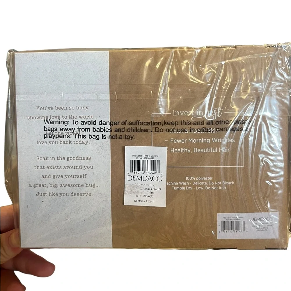 ✅2 for 1 Demdaco Comfort-Collection Gray Satin Pillow Case - Invest in Rest